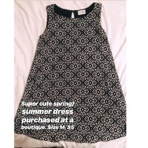 Black & white sundress